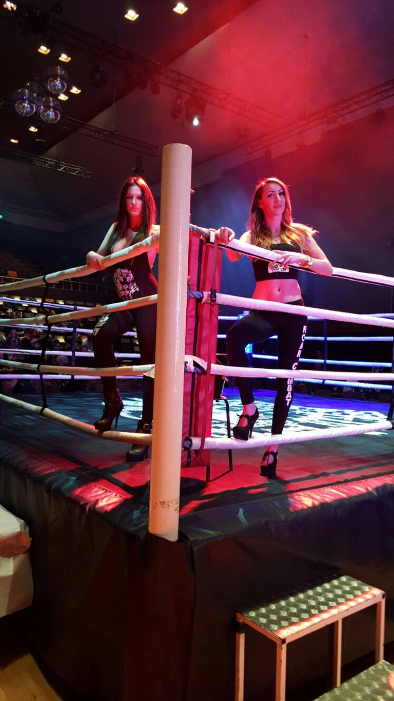 Ring Girls at Roar Combat League 13th February 2016