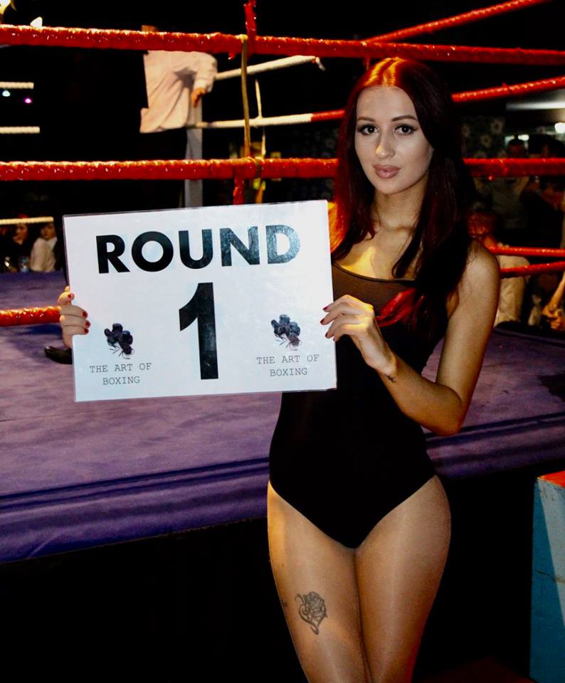 Ring Girl Art Of Boxing White Collar Boxing 11th December 2016 