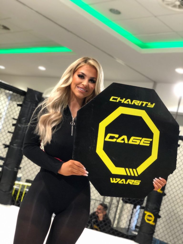 Ring Girls with Charity Cage Wars