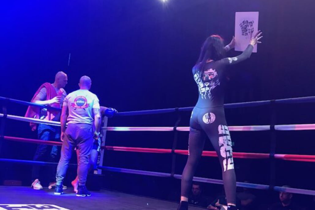 Ring Girls With Roar Combat League At Muay Thai Show On 14th October 2017 01