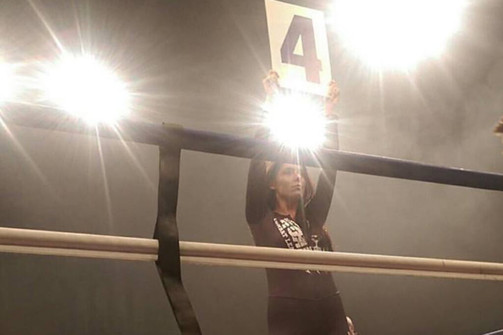 Ring Girls with Roar Combat League at Muay Thai Show on 22 Oct 16