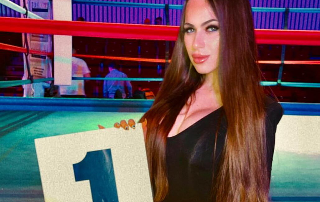 Ring Girl with Charity Boxing Event in Essex on 27th March 2022 01