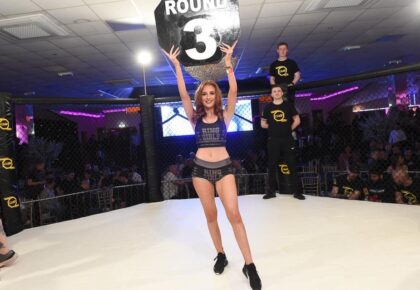 Ring Girls with Charity Cage Wars in Wolverhampton on 9th April 2022 01