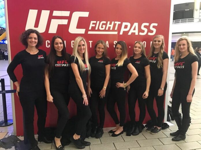 8 Promotional Models At O2 Arena With Ufc London On 18th March 2017