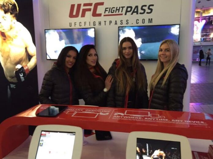 Promotional Models At O2 Arena With Ufc London On 27th Feb 2016
