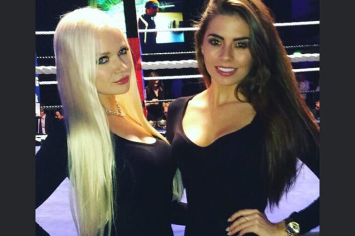 Ring Girls With Fighting For Charity At Indigo O2 On 16th November 2016
