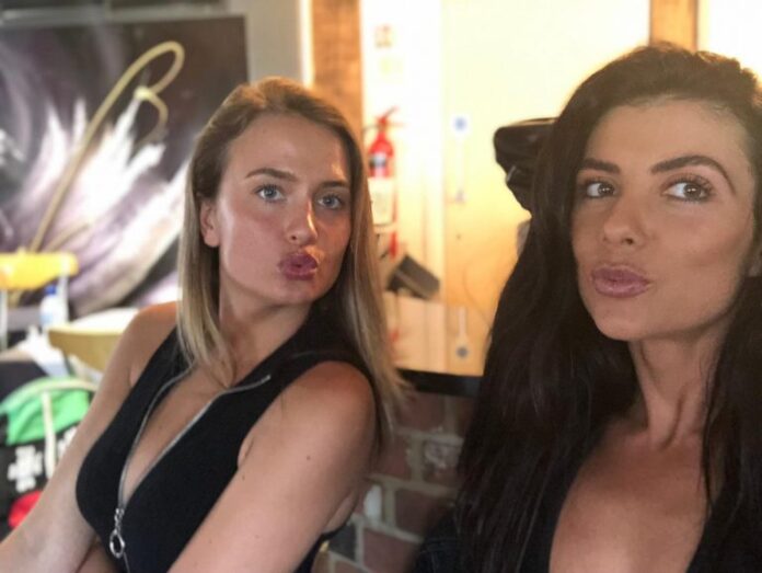 Ring Girls With Iba Boxing At Boatyard, Essex On 21st June 2019
